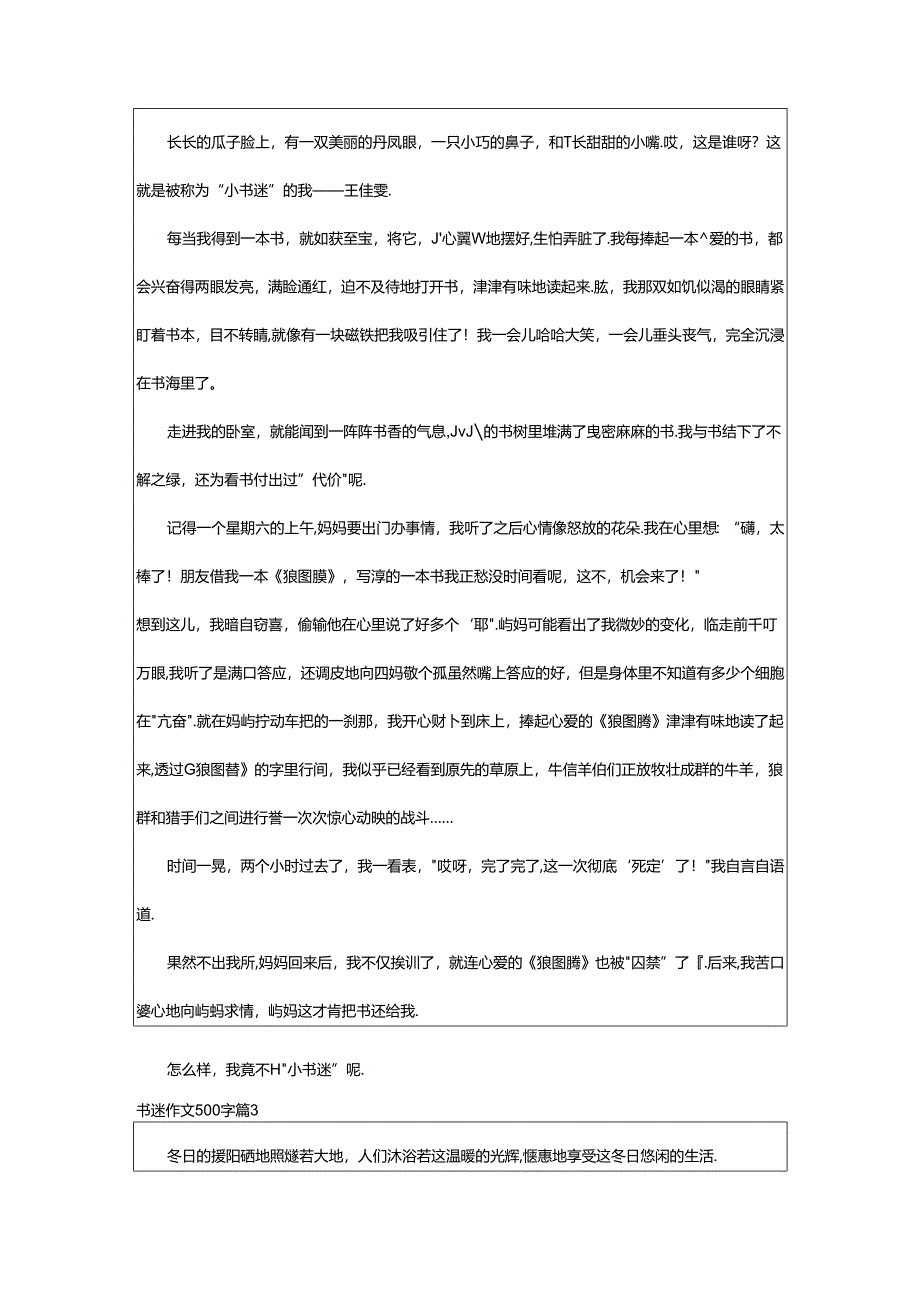 2024年精选书迷作文500字篇.docx_第2页