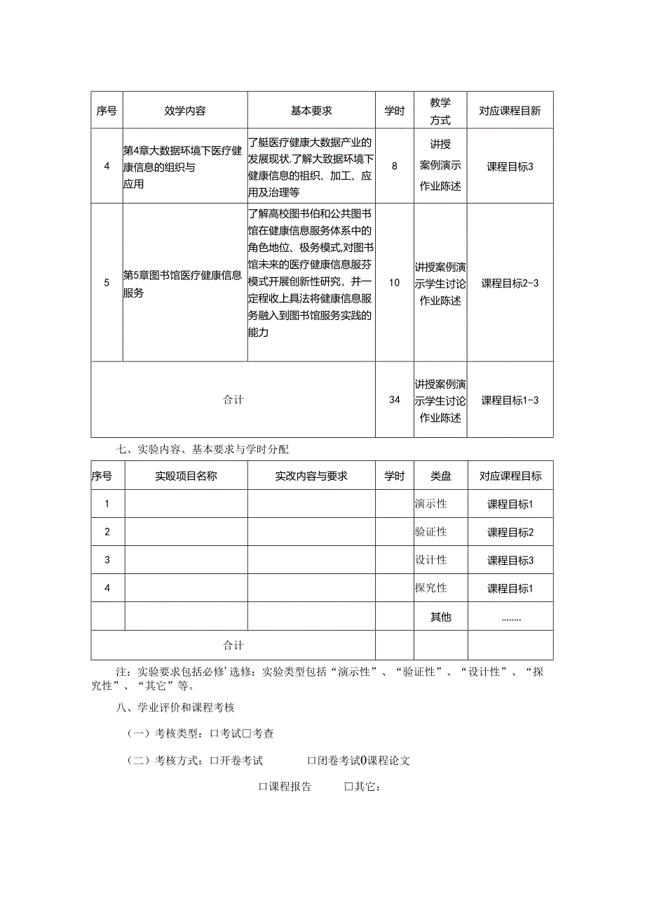 0423S05029-健康信息专题-2023版人才培养方案课程教学大纲.docx_第3页