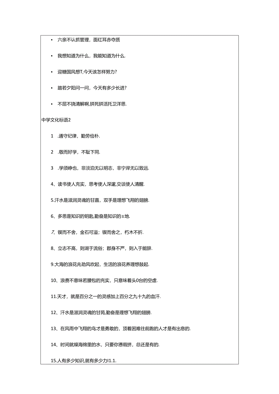 2024年中学文化标语.docx_第2页