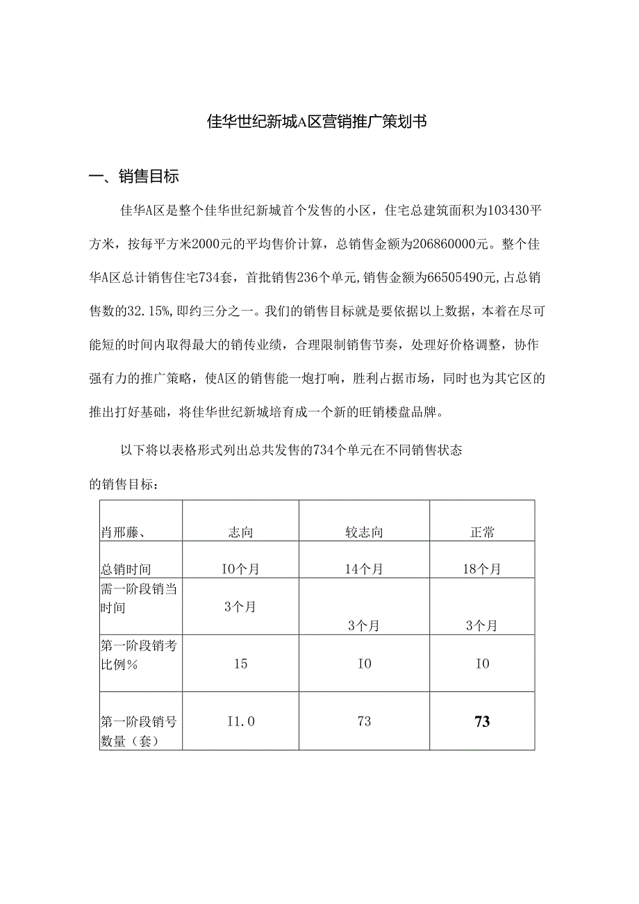 佳华世纪新城A区营销推广策划.docx_第1页