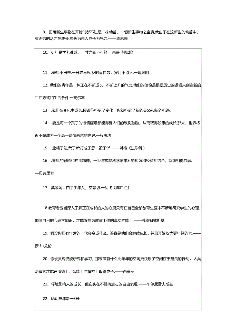 2024年中学生成长格言240句.docx_第2页