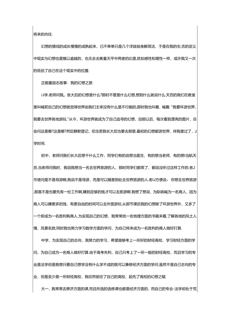 2024年正能量励志故事精选（正能量励志小故事）.docx_第2页