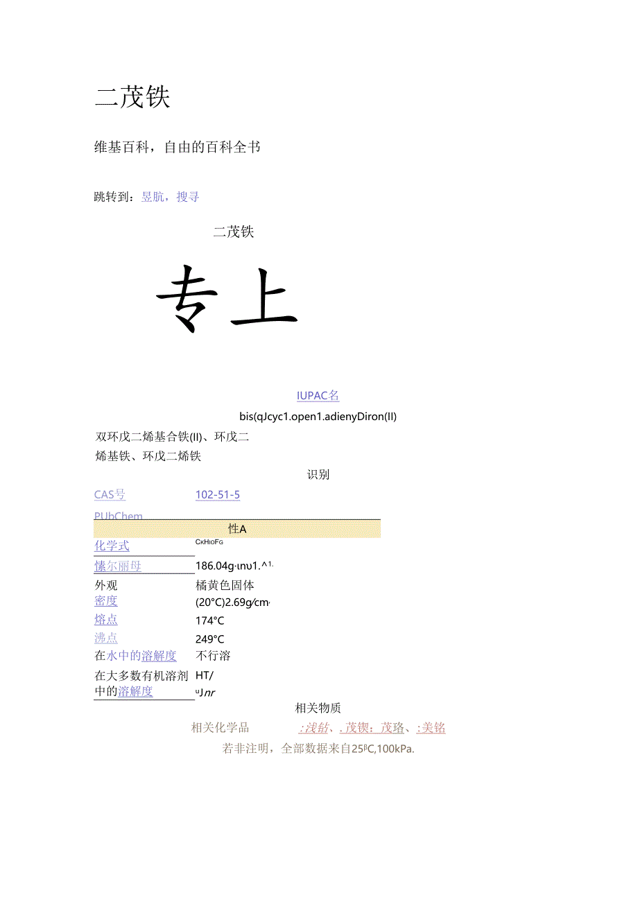 二茂铁基础知识.docx_第1页