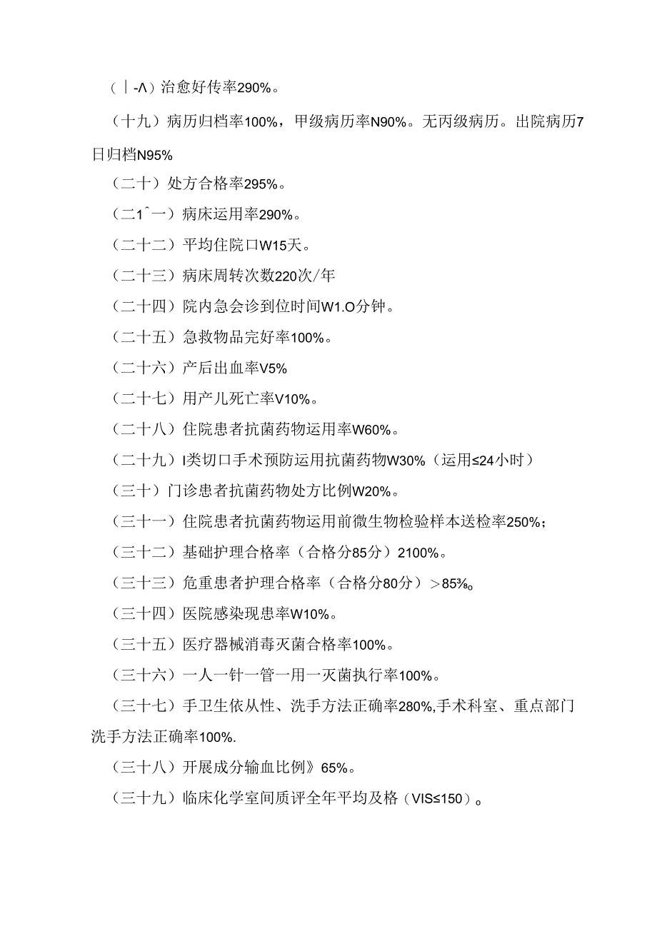 二级医院医疗质量管理控制指标.docx_第2页