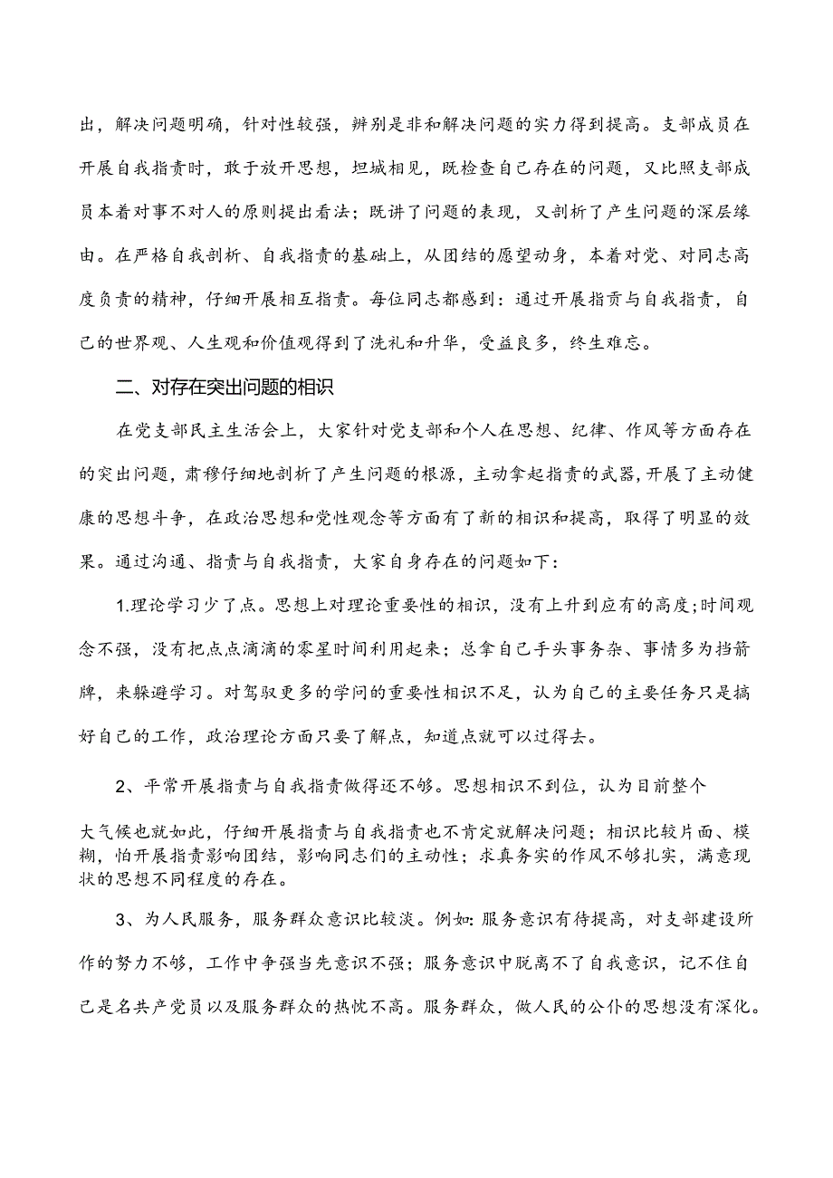 党支部组织生活会会议纪要.docx_第2页