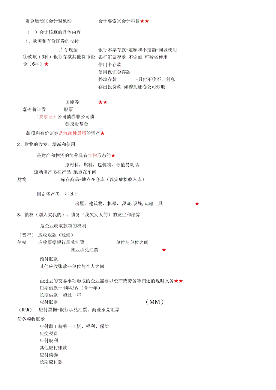 X年会计基础讲义(考试必直接打印版).docx_第2页