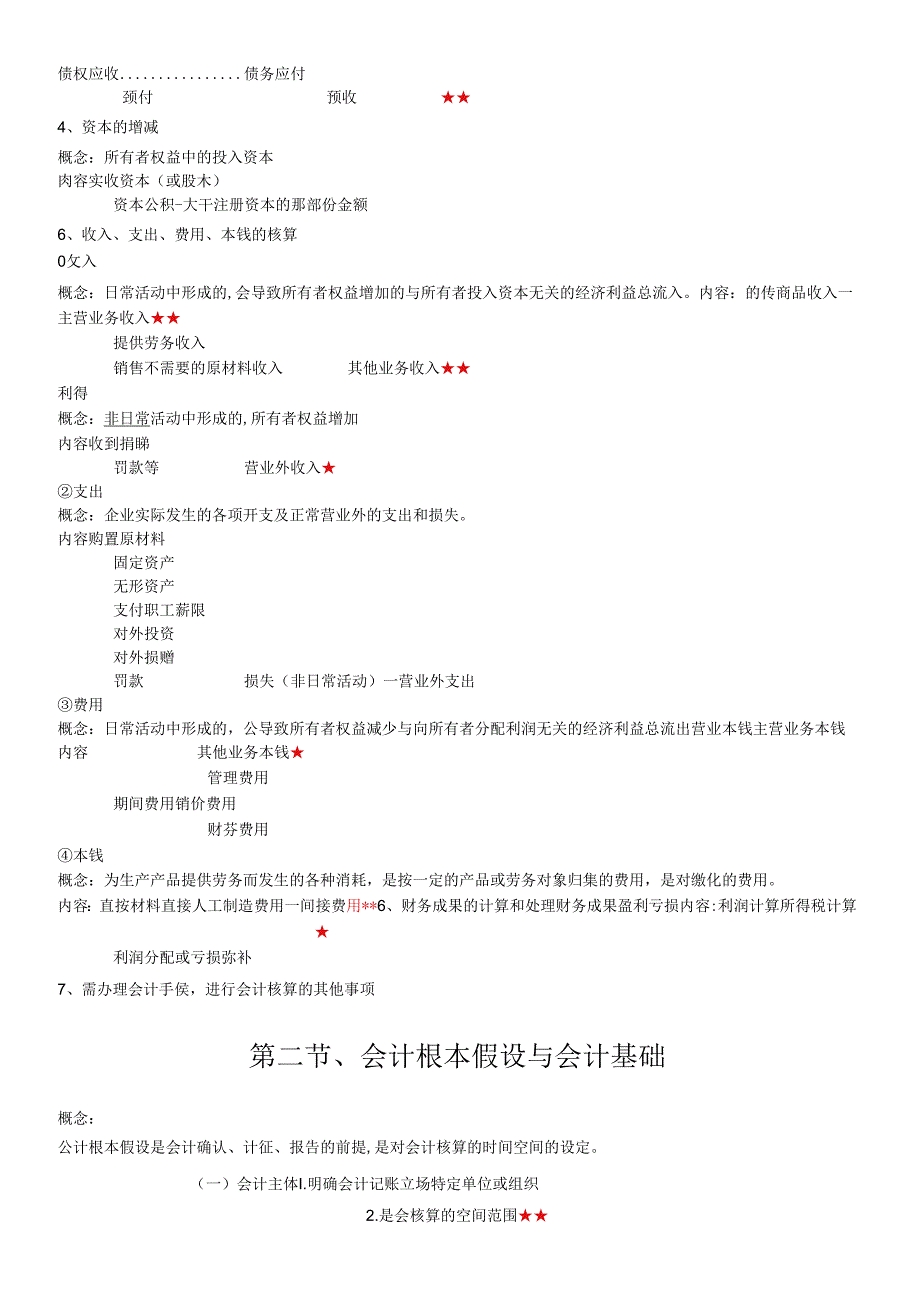 X年会计基础讲义(考试必直接打印版).docx_第3页