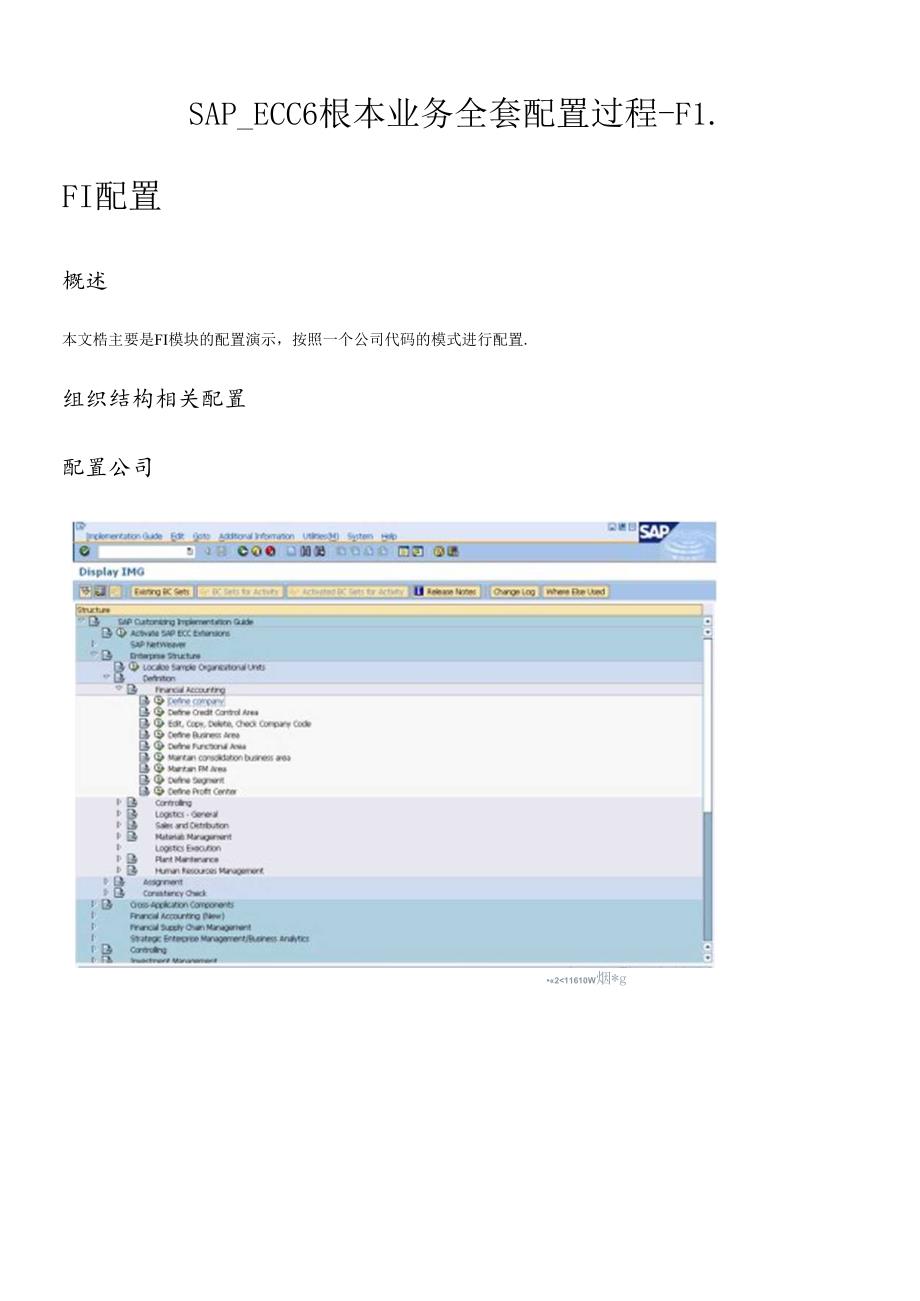 SAP_SP-ECC6基本业务全套配置过程_FI配置-V11-trigger.docx_第1页