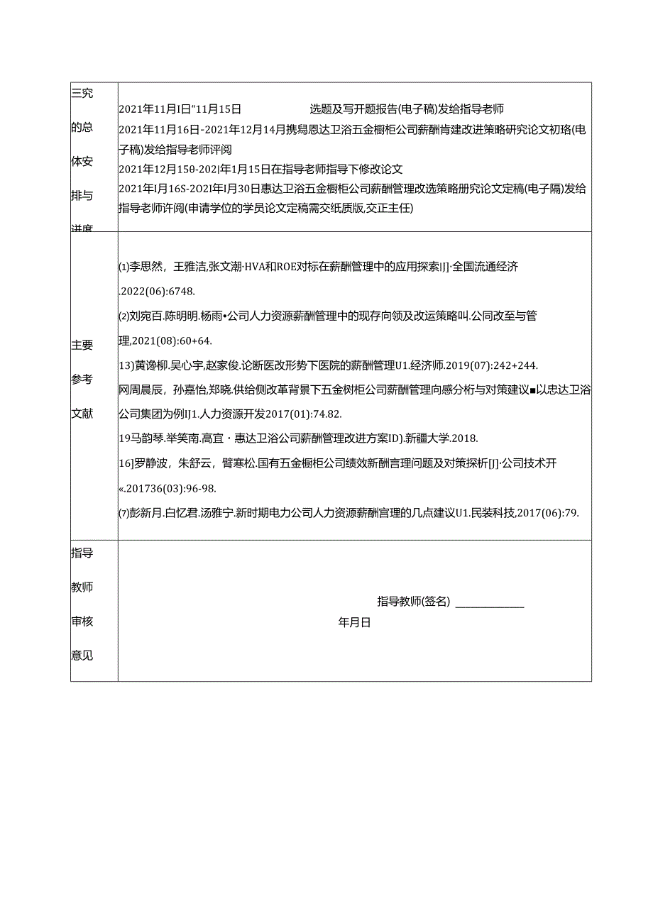 【《惠达卫浴薪酬管理问题及优化研究》开题报告】.docx_第2页