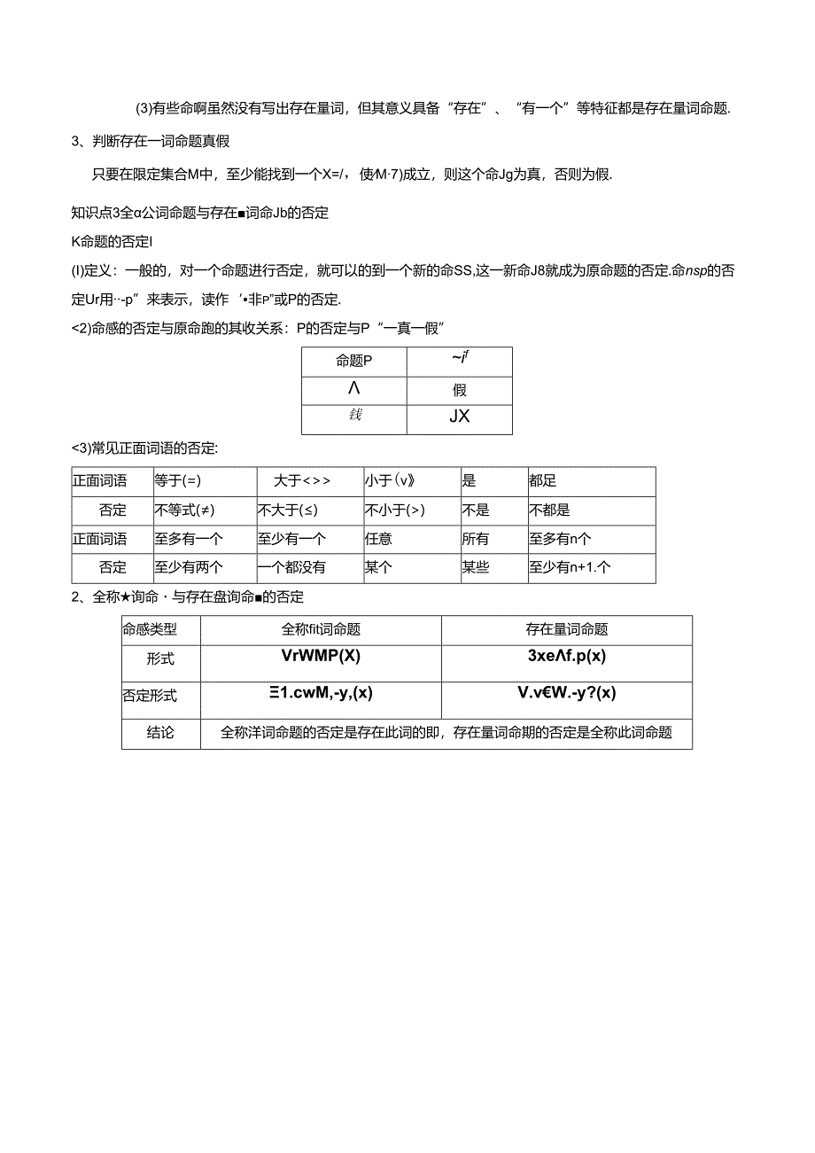 专题1.5 全称量词与存在量词--原卷版.docx_第2页