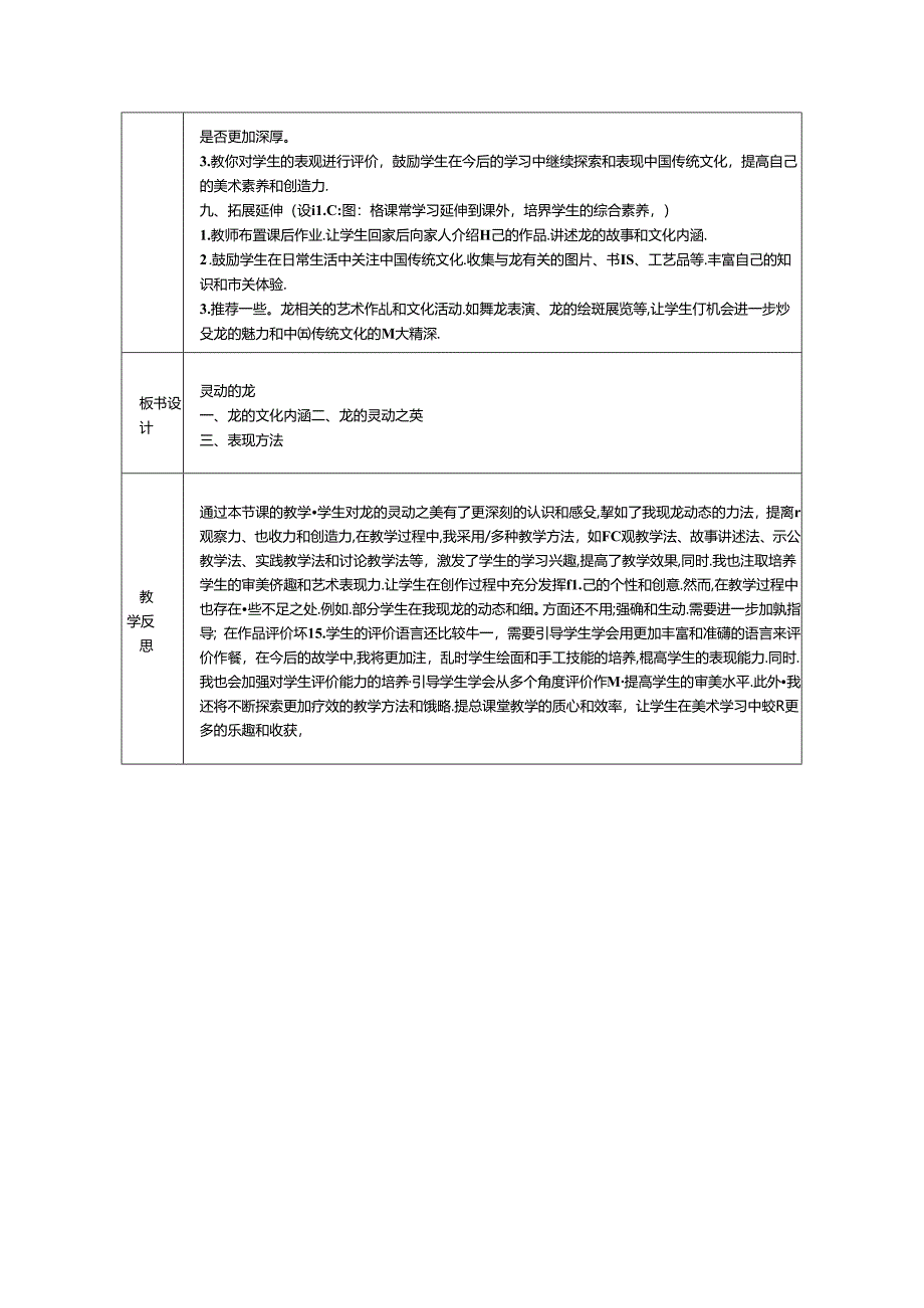 《第4课 灵动的龙》教学设计2024-2025学年小学美术一年级上册人教版（2024）.docx_第3页