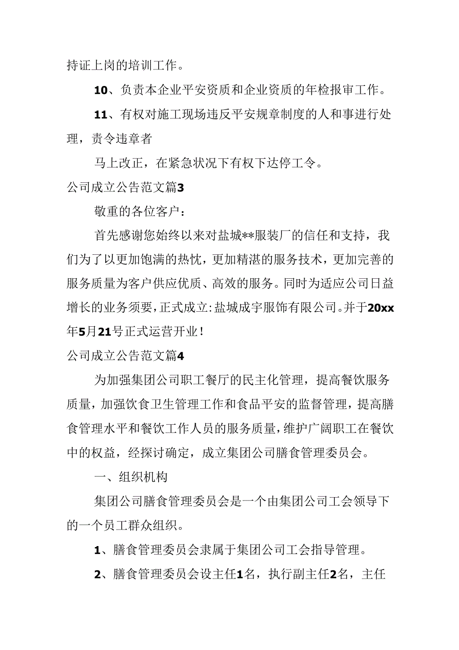 公司成立公告范文.docx_第3页