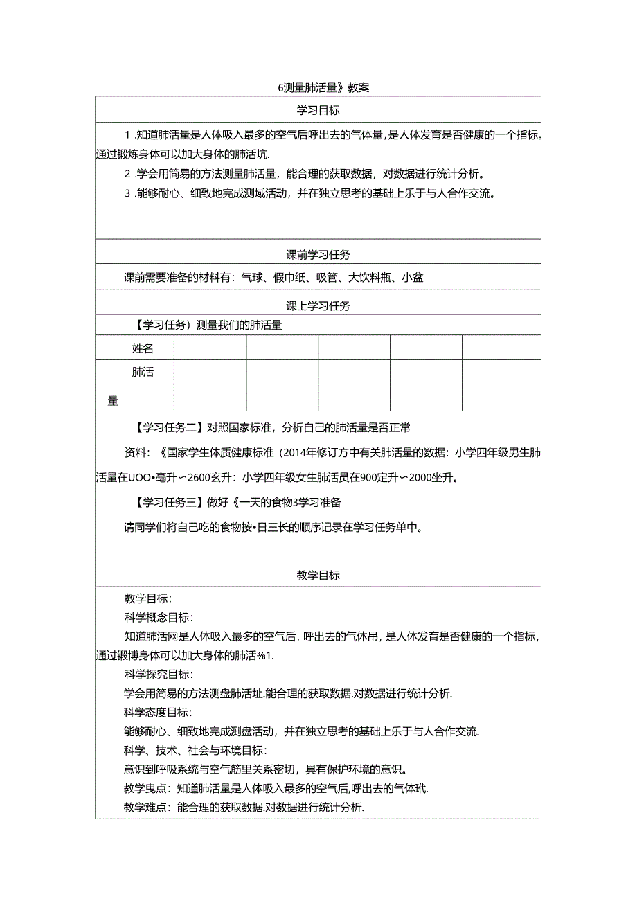 《测量肺活量》教案.docx_第1页