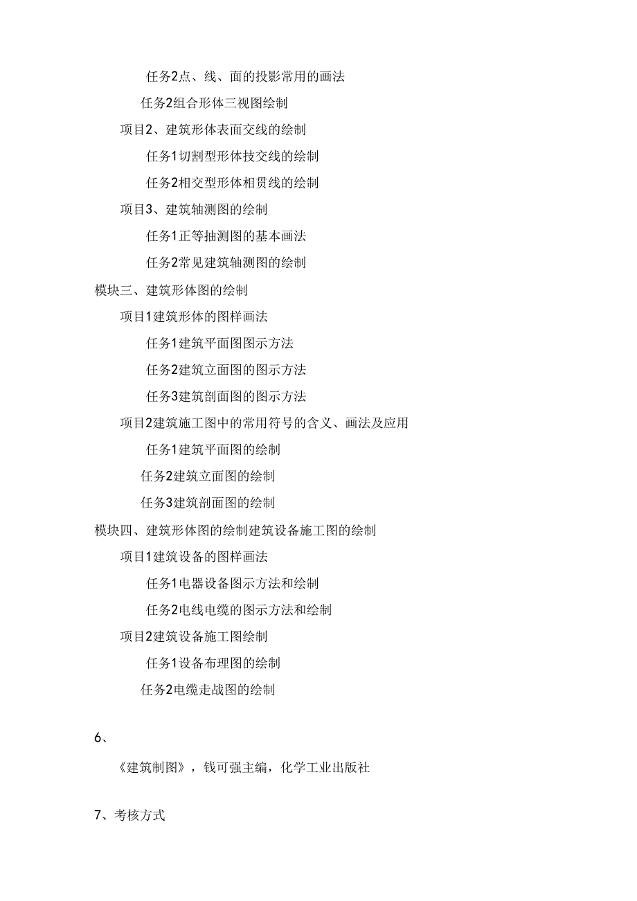 《建筑制图实训》课程大纲.docx_第3页