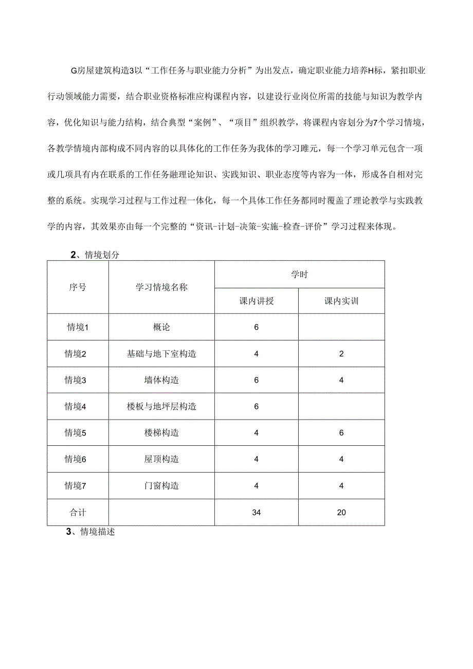 《房屋建筑构造》课程标准.docx_第3页