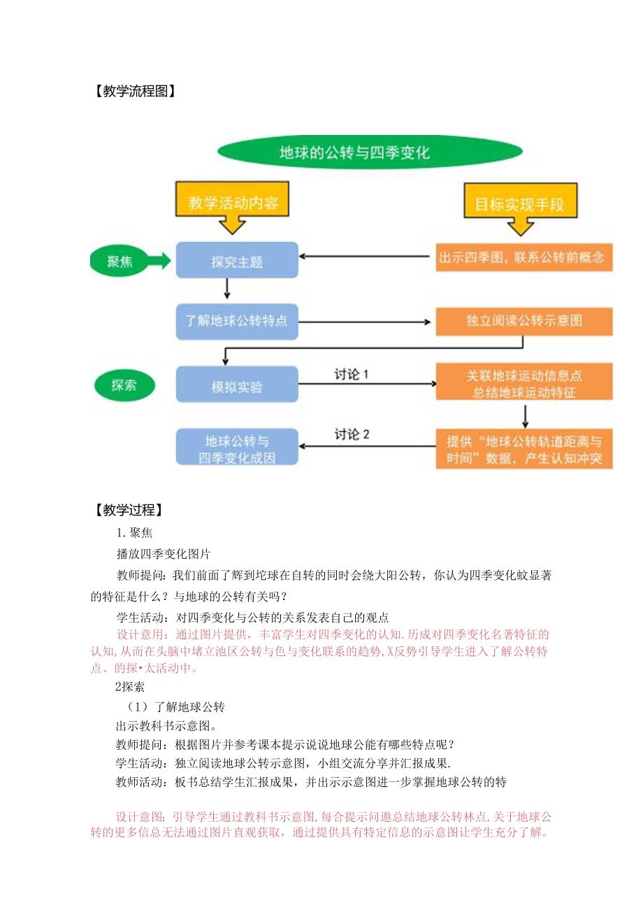 《地球的公转与四季变化》教案.docx_第2页