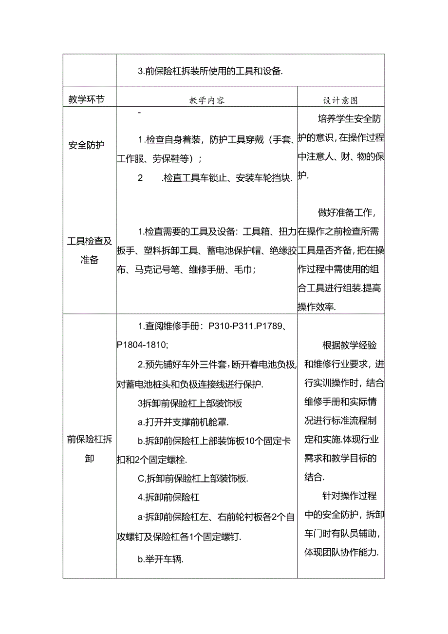 任务5：前保险杠的拆装.docx_第2页