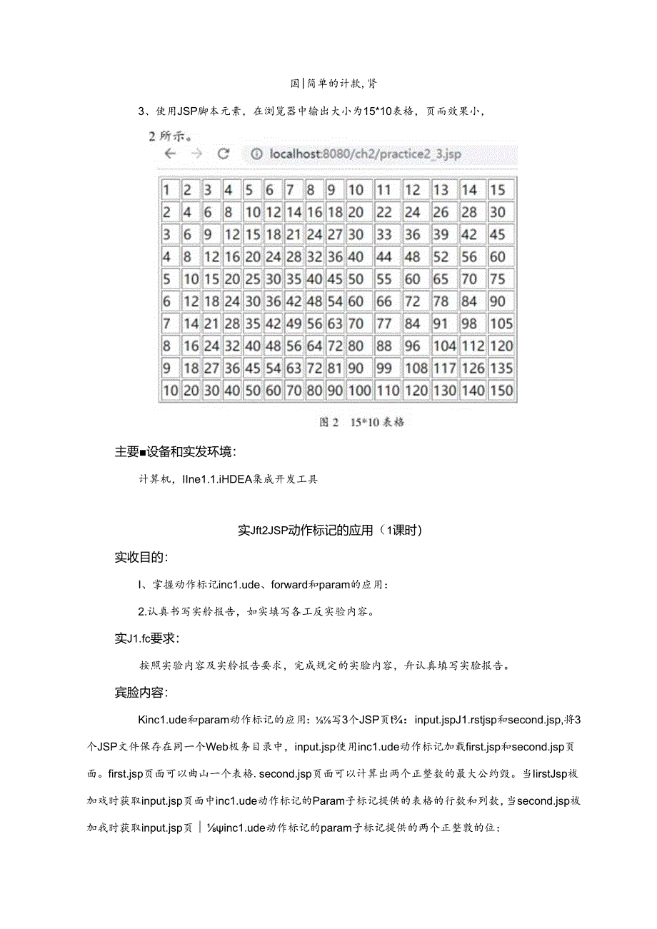 《 Java Web开发从入门到实战（IntelliJ IDEA版·微课视频版）》---实验教学大纲.docx_第3页