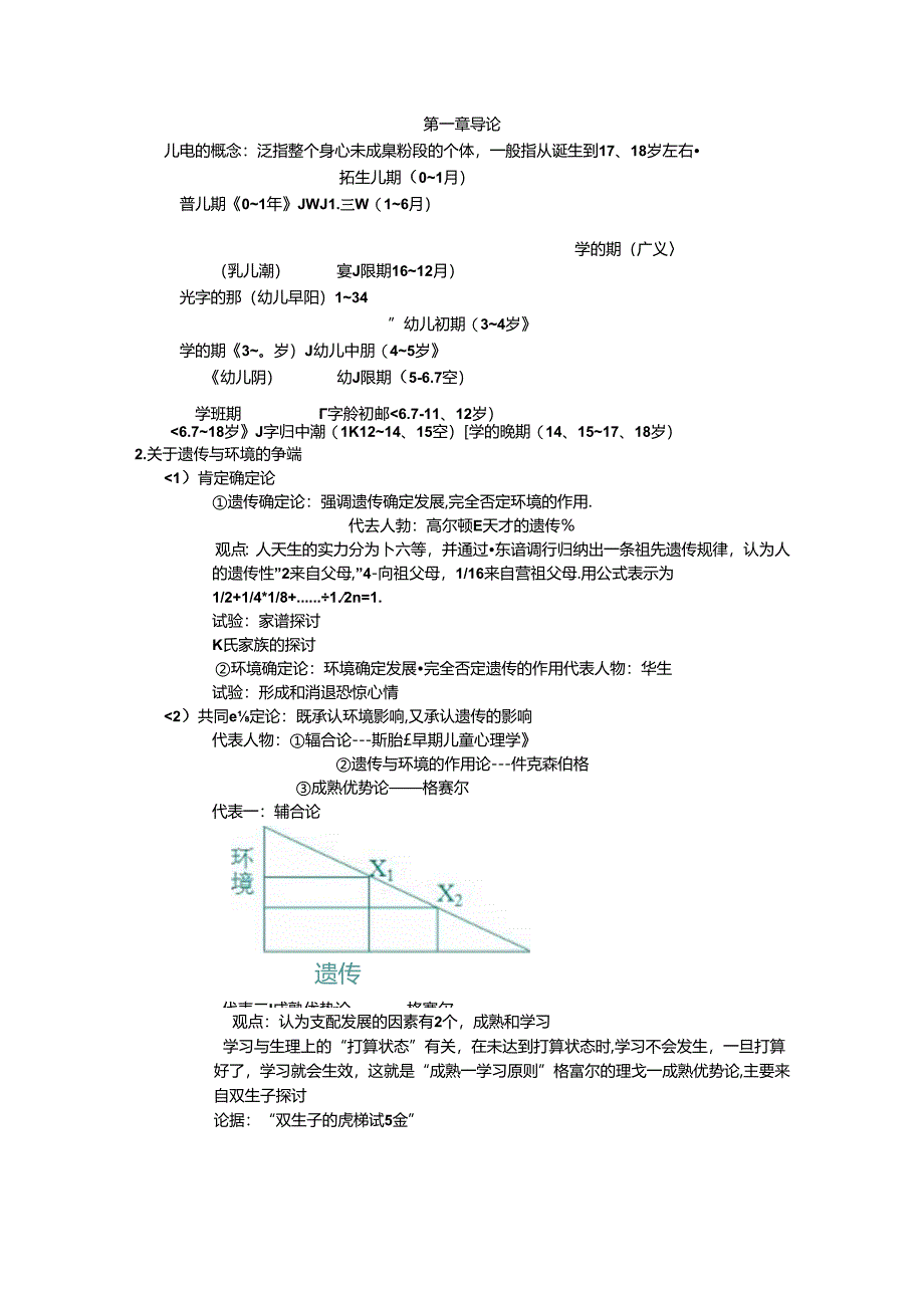 儿童发展心理学复习资料,精华总结.docx_第1页