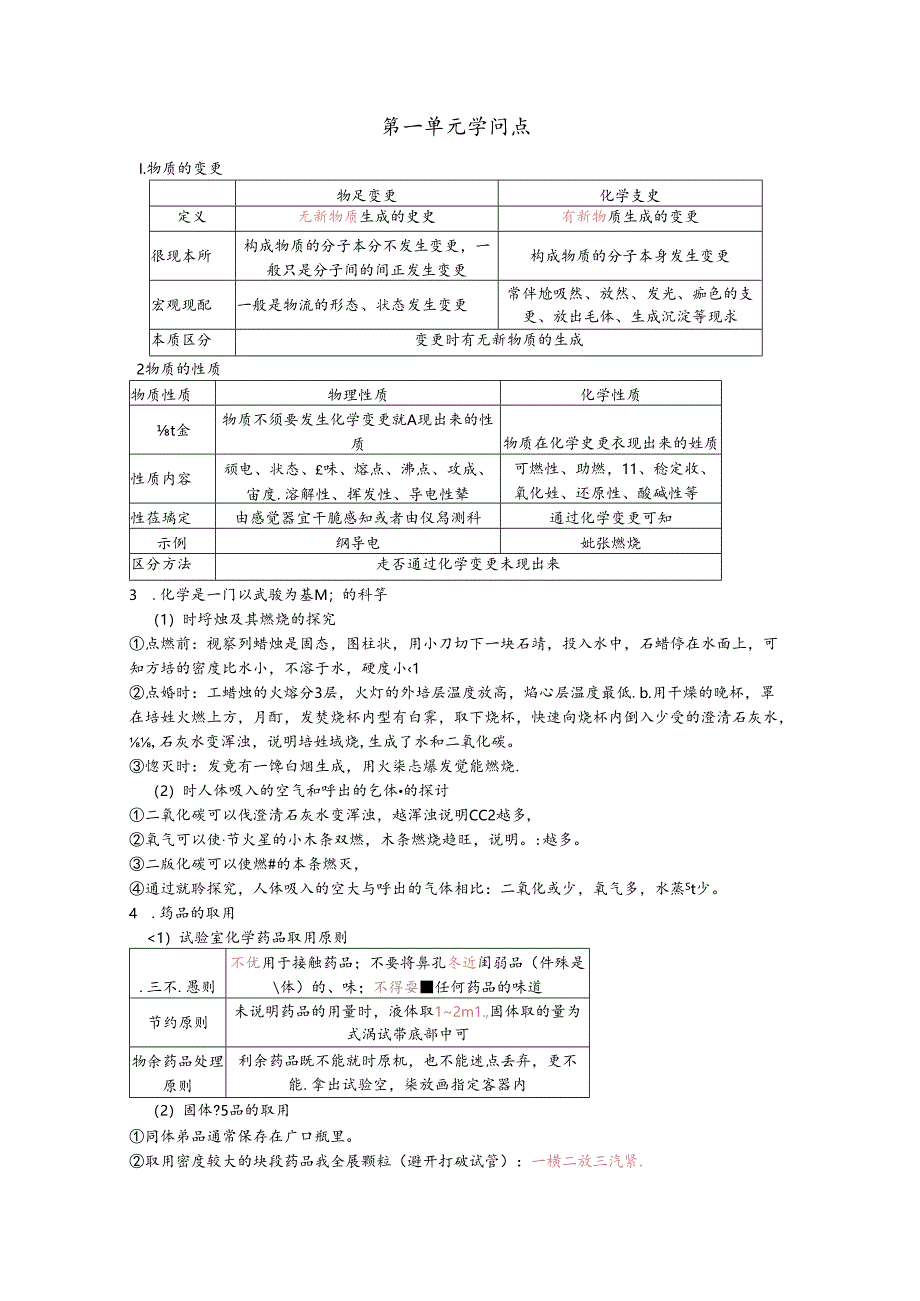 人教版初三第一单元知识整合.docx_第1页