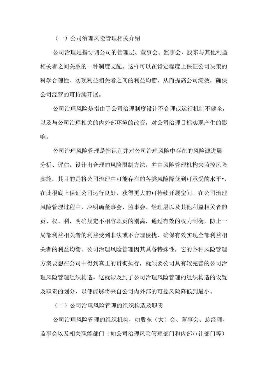 公司治理中风险管理的组织结构及职责.docx_第2页