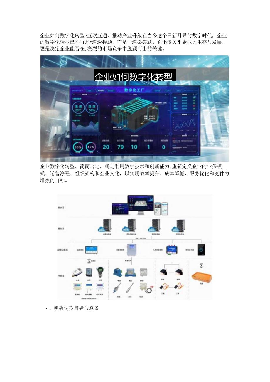 企业如何数字化转型.docx_第1页