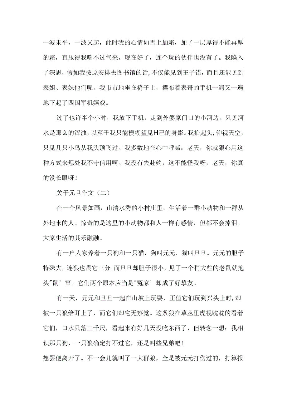 元旦作文.docx_第2页