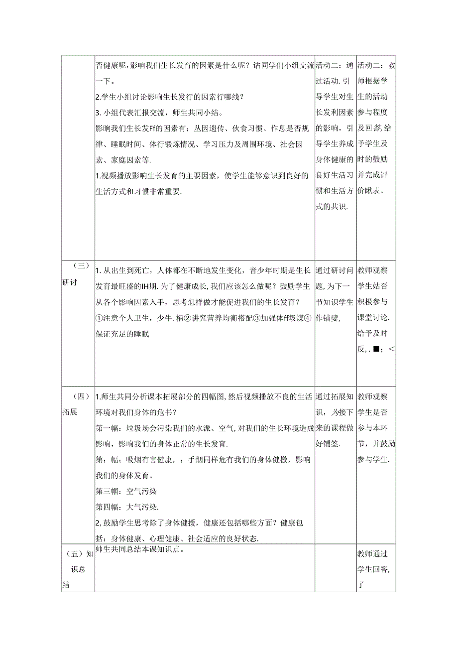 【大单元整体教学】教科版科学五年级上册 第四单元《健康生活》第1课 我们的身体 课时教案.docx_第3页