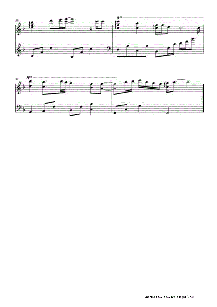 今夜爱无眠（Can You Feel The Love Tonight）电影《狮子王》原声带 高清钢琴谱五线谱.docx_第3页