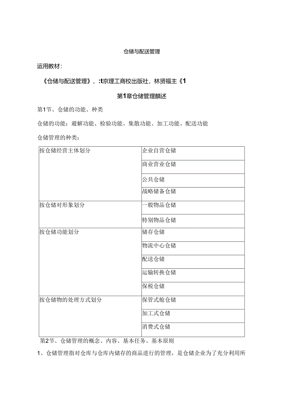 仓储与配送管理自考本科答案.docx_第1页