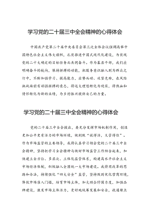 机关干部关于学习党的二十届三中全会精神心得体会研讨发言材料.docx