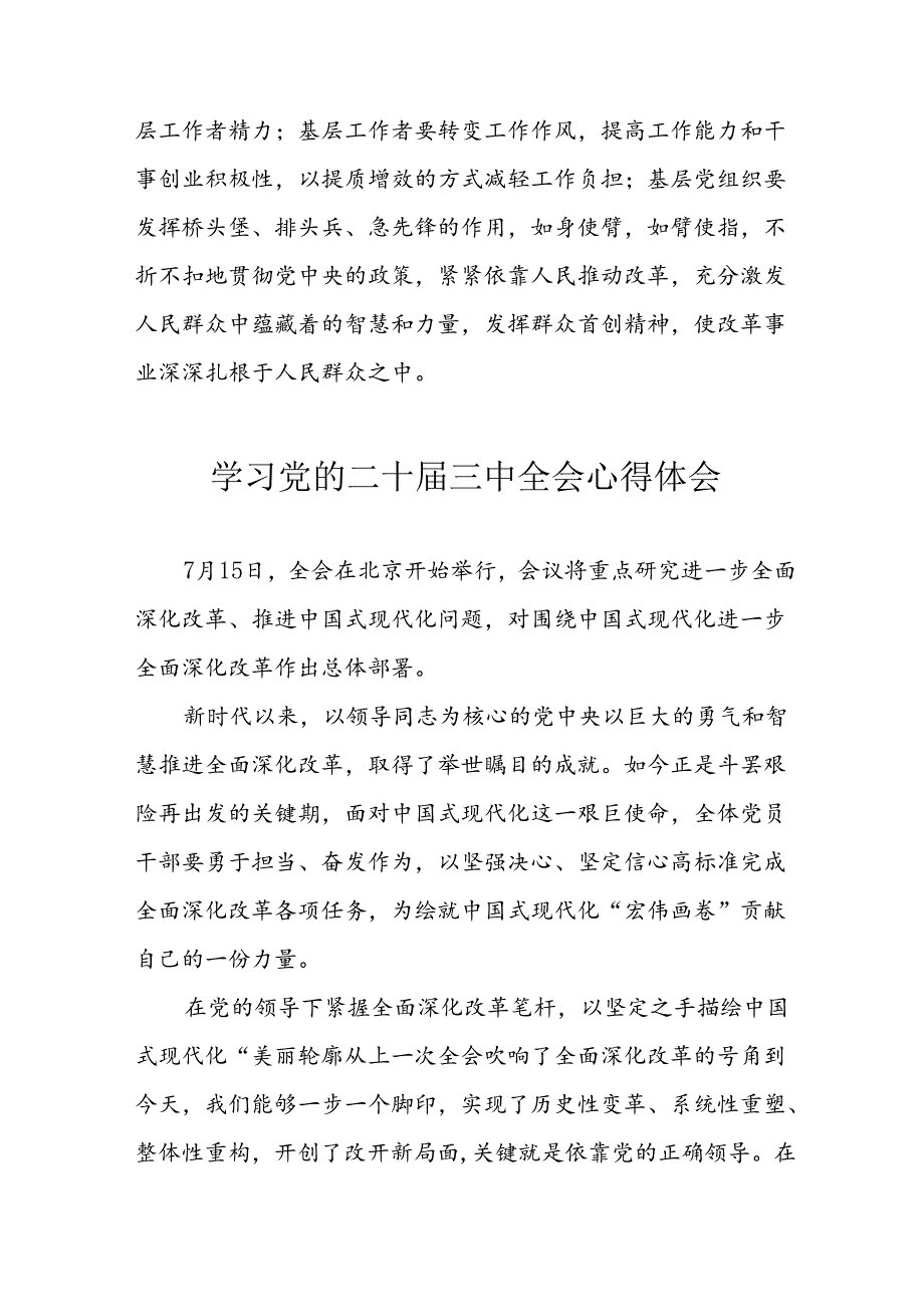 学习2024年学习党的二十届三中全会个人心得体会(4).docx_第3页