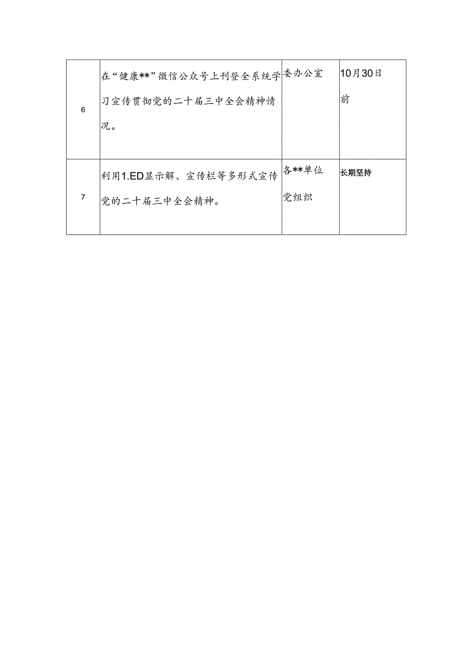 单位党委党支部学习贯彻党的二十届三中全会精神计划安排表格3份.docx_第2页