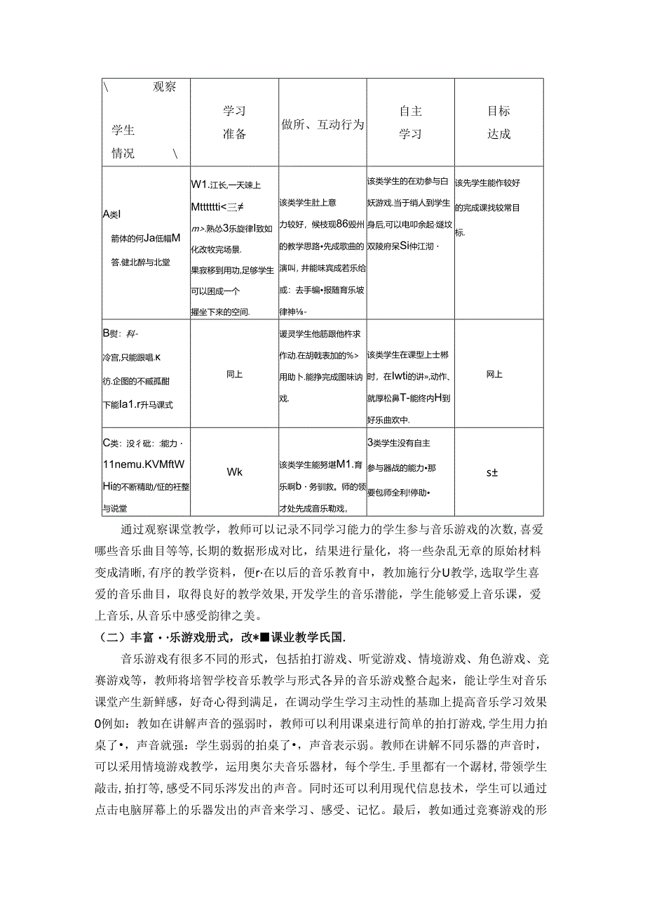 浅谈培智学校音乐游戏教学的探索与实践 论文.docx_第3页