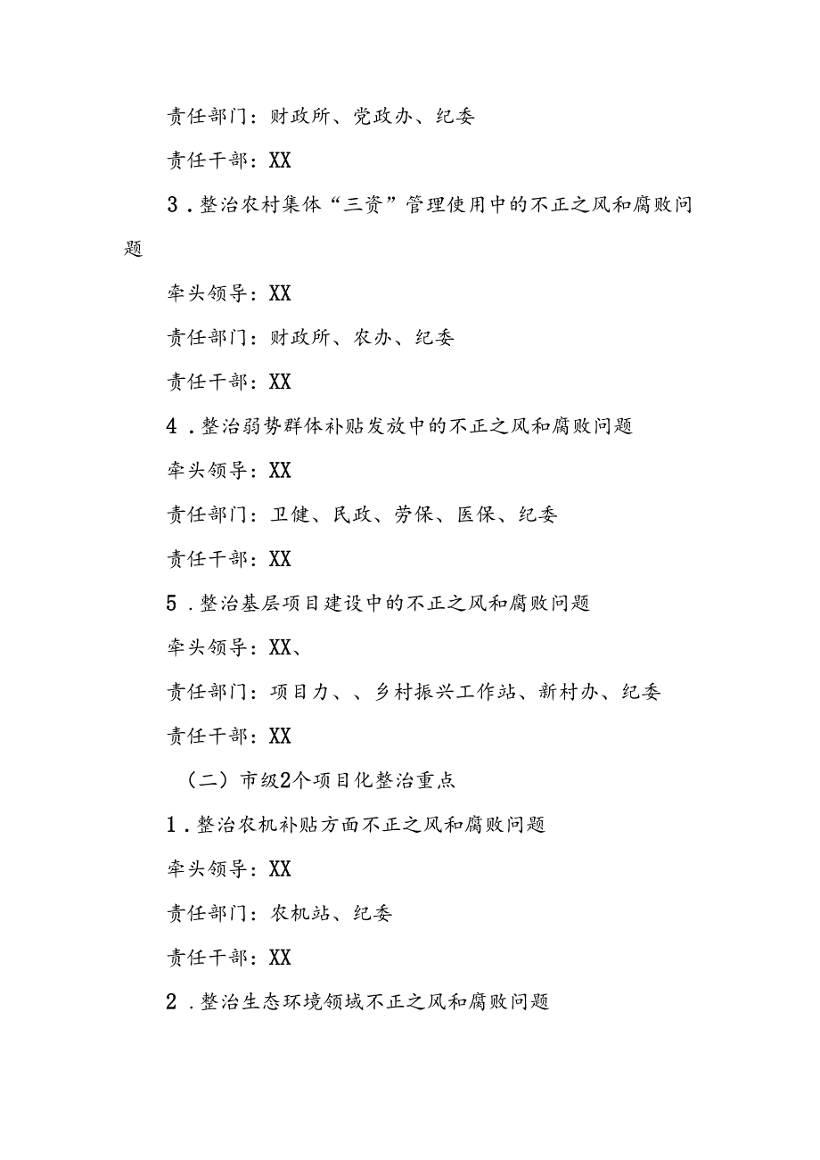 项目化推进整治群众身边不正之风和腐败重点问题的工作方案.docx_第2页