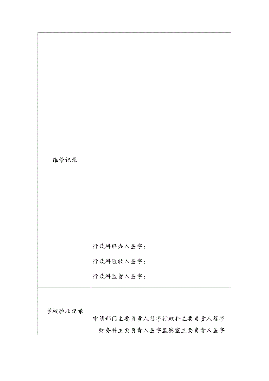 技工学校维修项目审批、验收表.docx_第2页