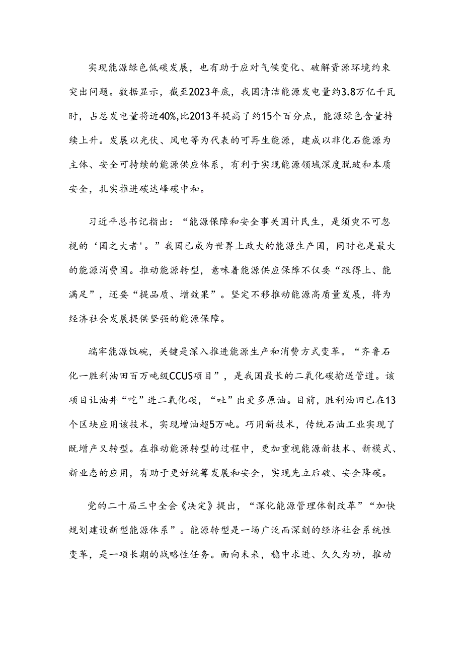 能源绿色低碳转型研讨发言稿.docx_第2页