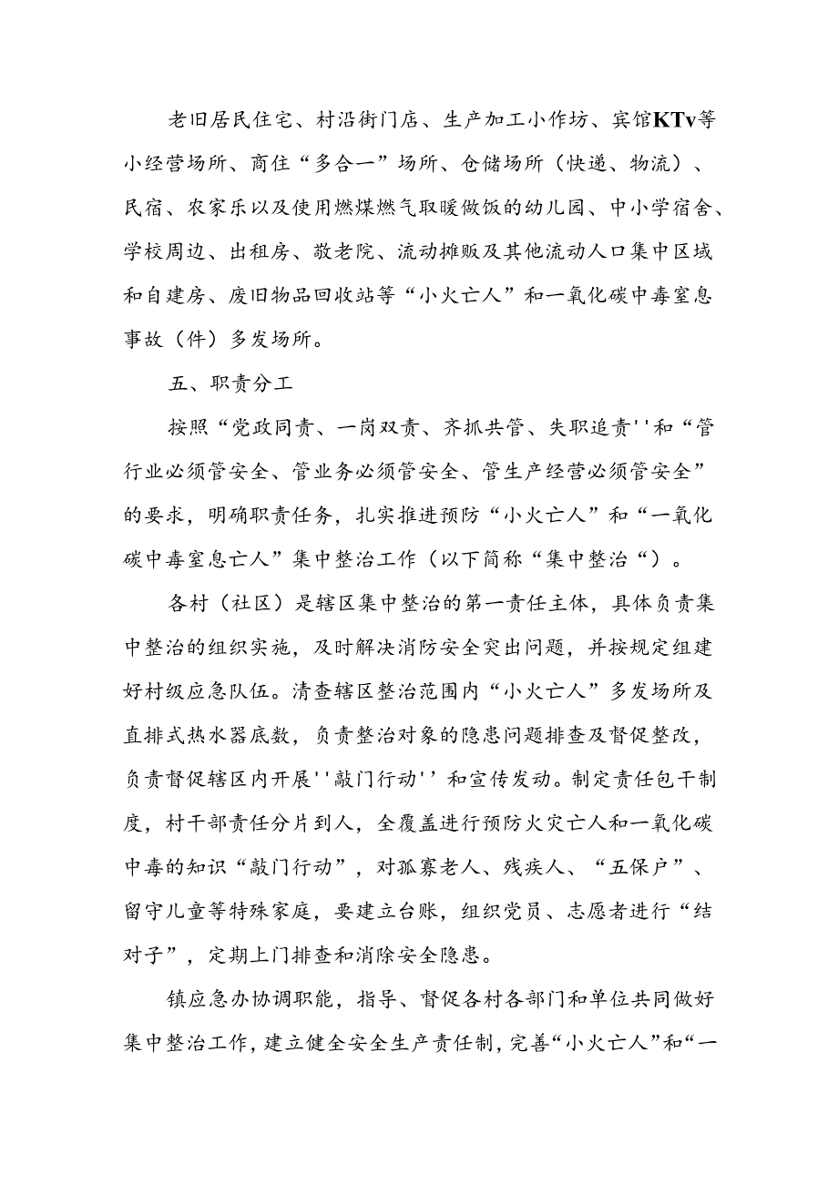 XX镇预防“小火亡人”和“一氧化碳中毒窒息亡人”集中整治行动方案.docx_第2页