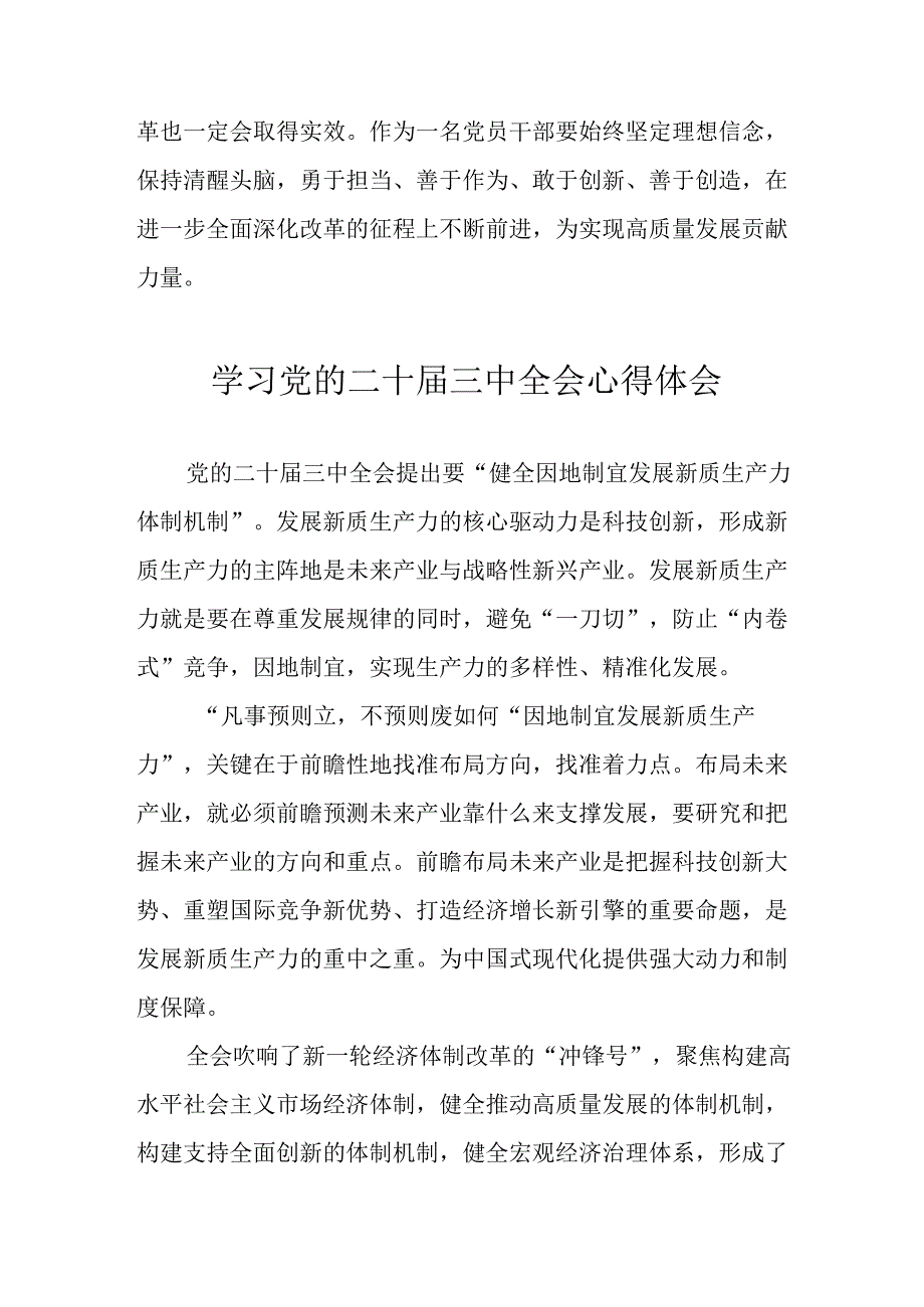 学习2024年学习党的二十届三中全会个人心得感悟 （6份）_74.docx_第3页