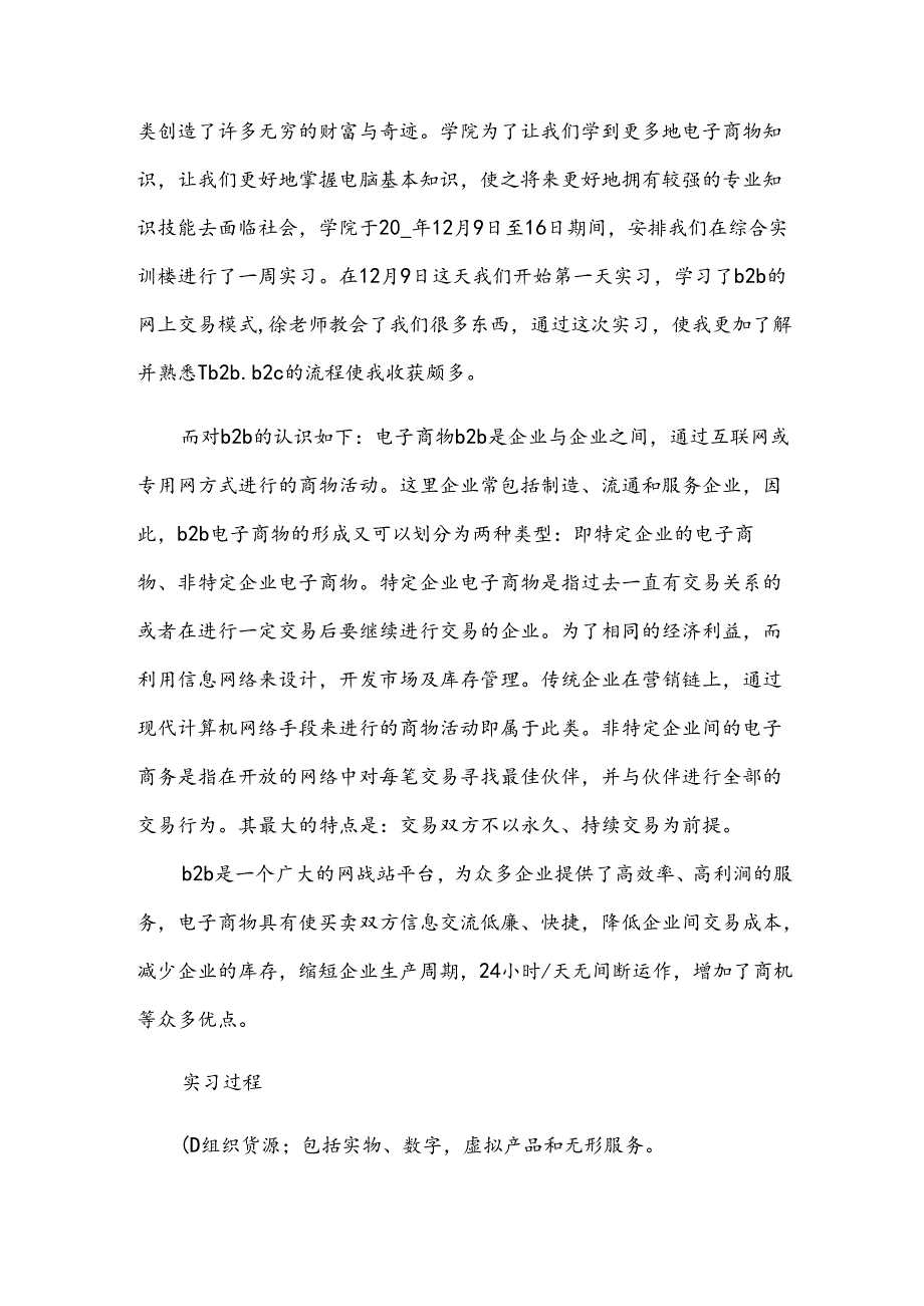 电子商务实习报告范文（31篇）.docx_第3页