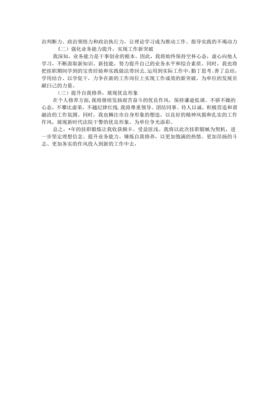 挂职锻炼工作总结：深耕实践砥砺前行.docx_第2页