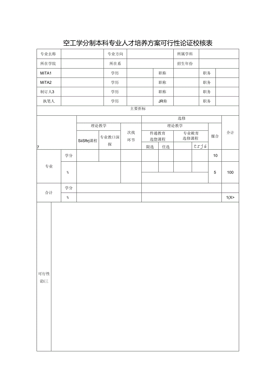 本科人才培养方案验收表.docx_第1页