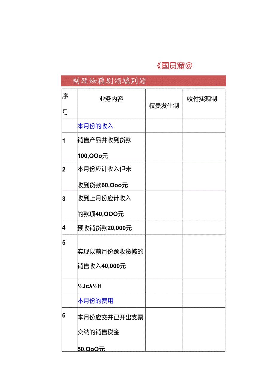 权责发生制例题.docx_第1页