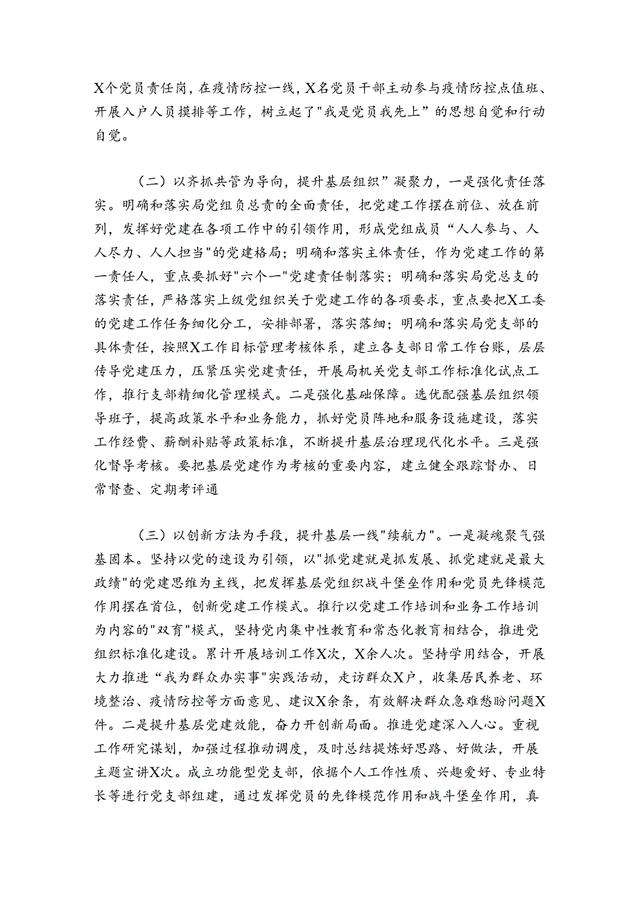 2024-2025年党支部书记抓基层党建述职报告---工作总结.docx_第2页