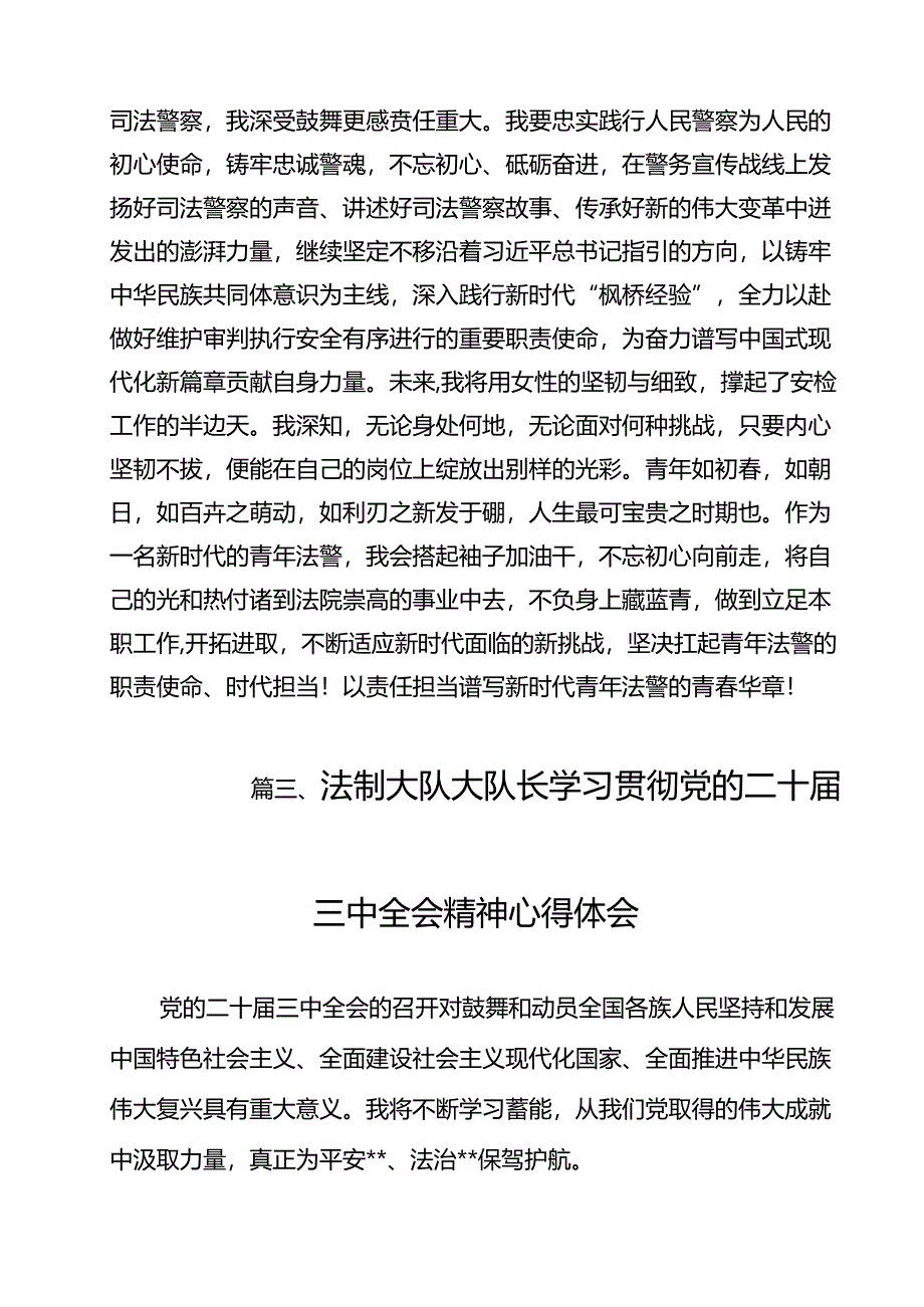 （13篇）法庭党支部书记学习二十届三中全会专题研讨材料范文.docx_第3页