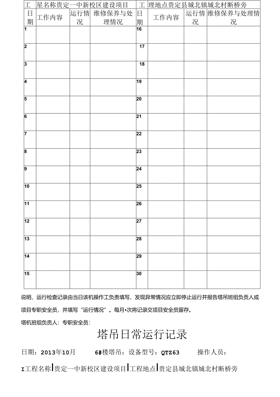 塔吊日常运行记录簿.docx_第3页