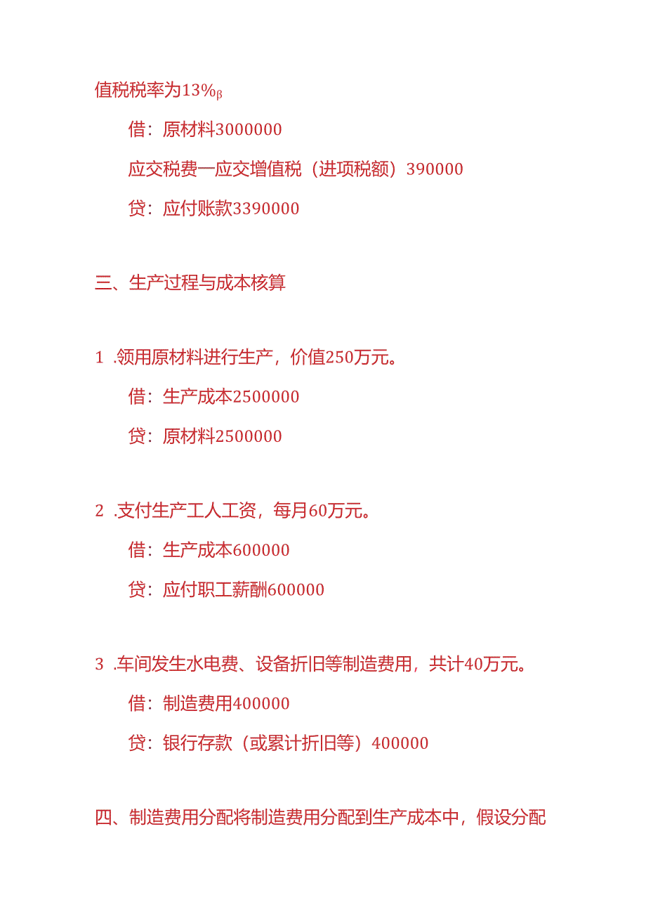 做账实操-卫生巾生产企业的账务处理实例.docx_第2页