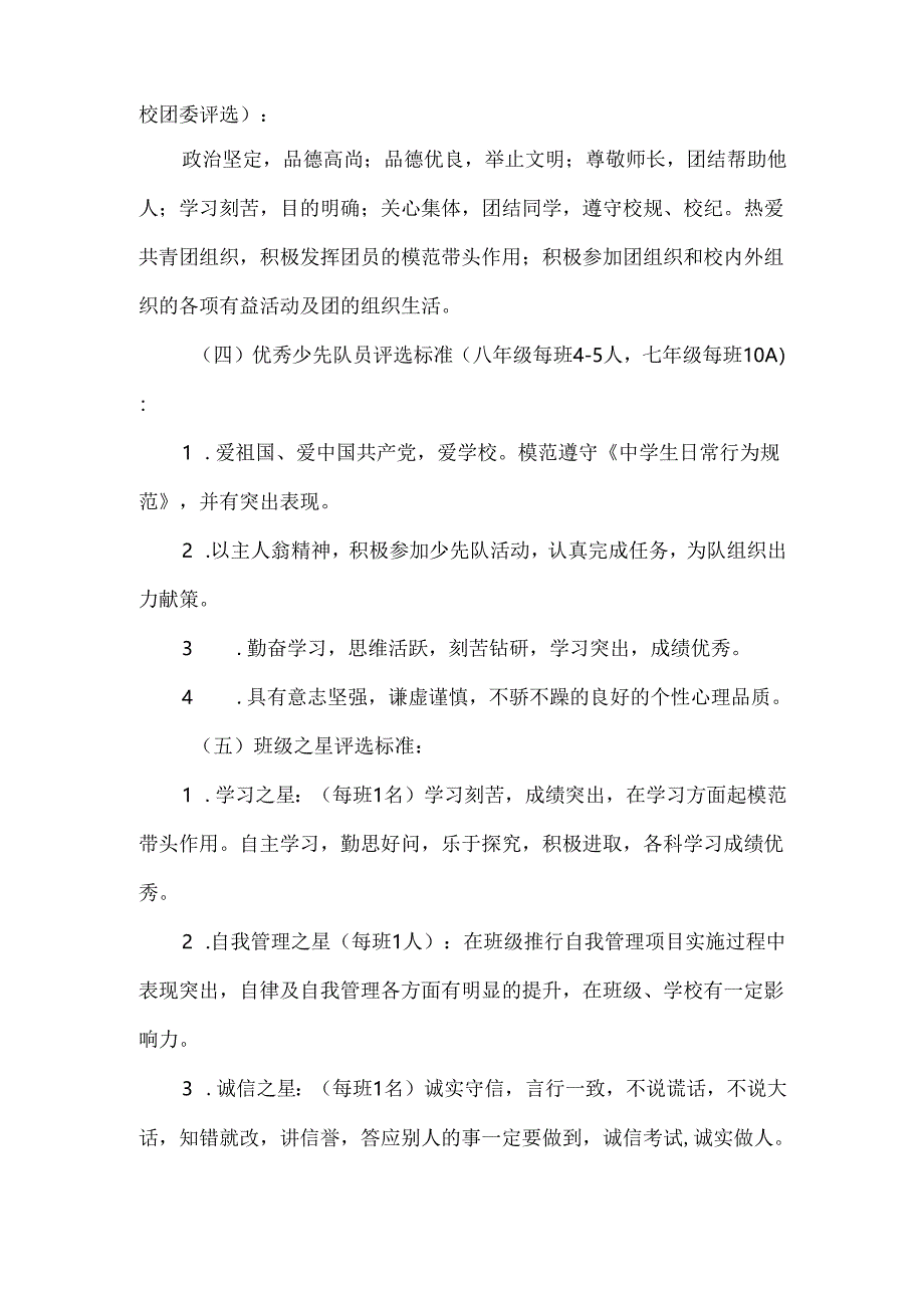 初级中学学生评优奖励方案.docx_第2页