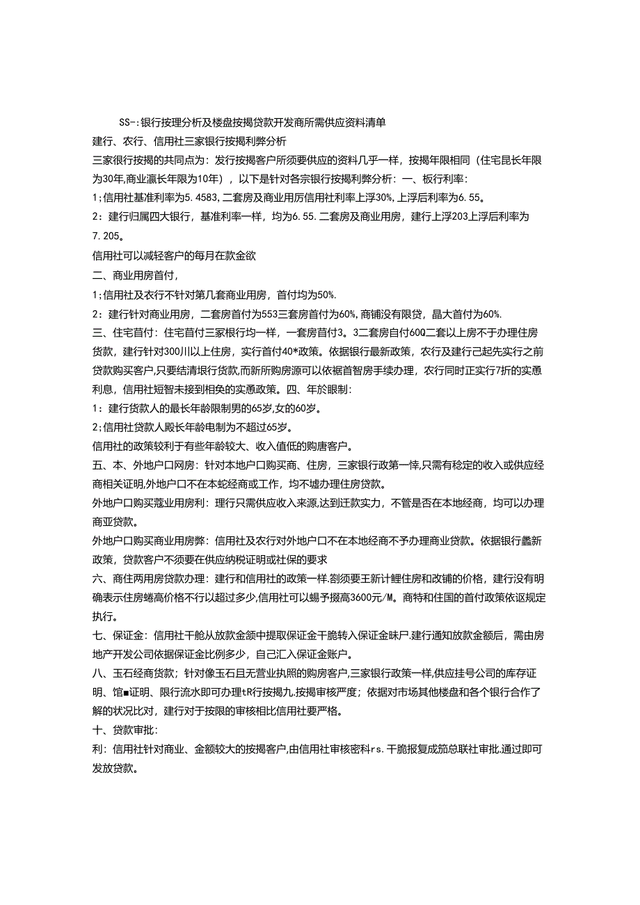 建设银行房地产商申请贷款要什么样的资料.docx_第1页