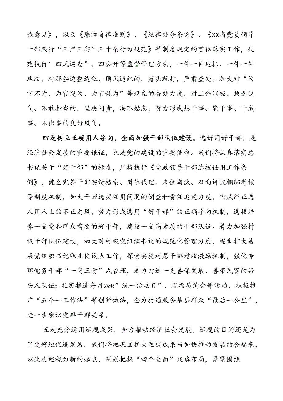 巡视问题反馈会上的讲话.docx_第3页